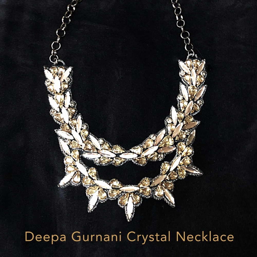 Deepa Gurnani Crystal Necklace